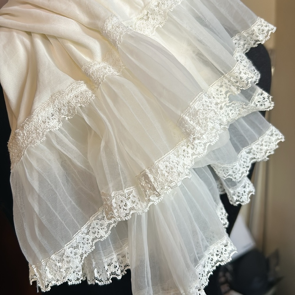 70s Vintage Rosette Slip XS - Picture 13 of 16